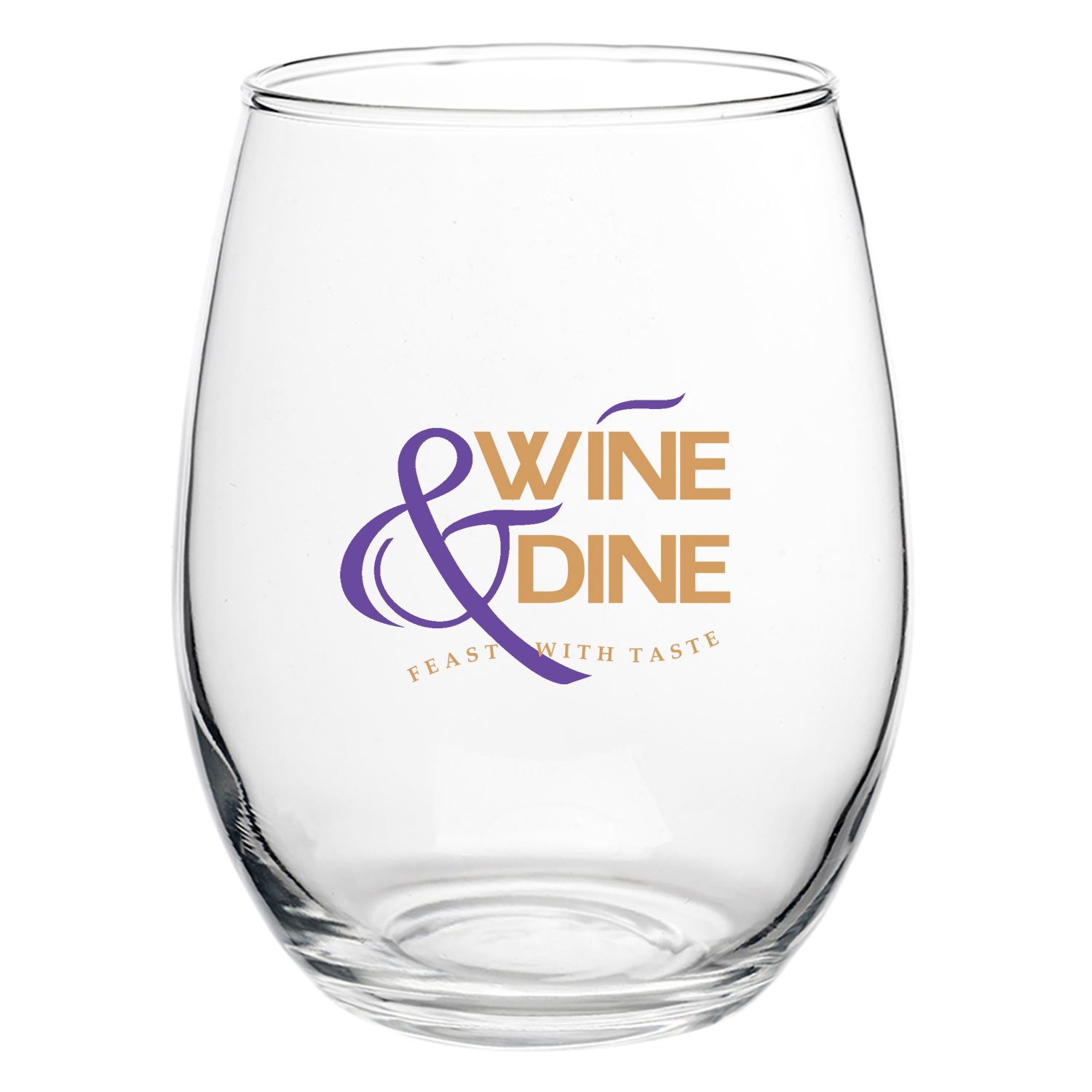 15 oz. Stemless Wine Glasses  JCL Promo