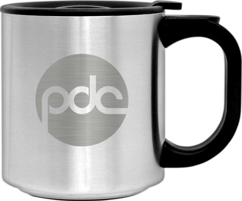 12 oz. Stainless Steel Mug - Laser Etched  JCL Promo